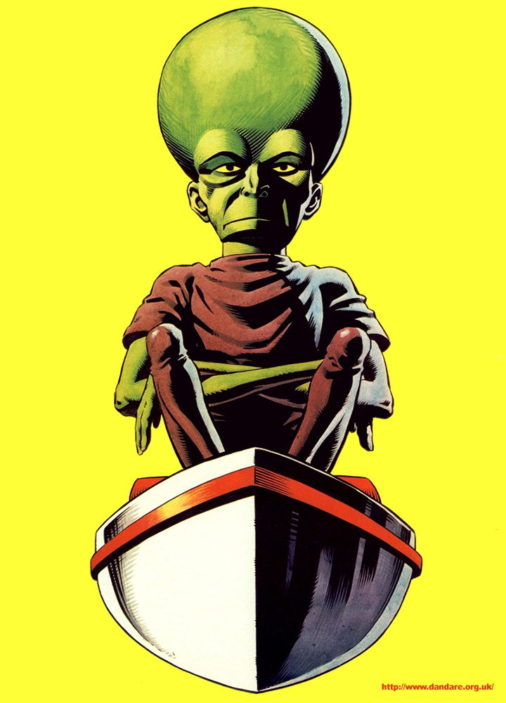 An A4-sized poster of The Mekon