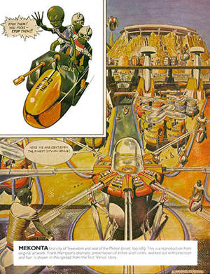 Mekonta, the Treens' capital and home of their ruler The Mekon