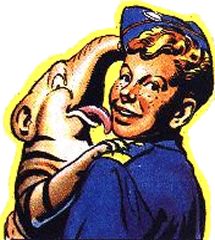 Cadet "Flamer" Spry and Stripey